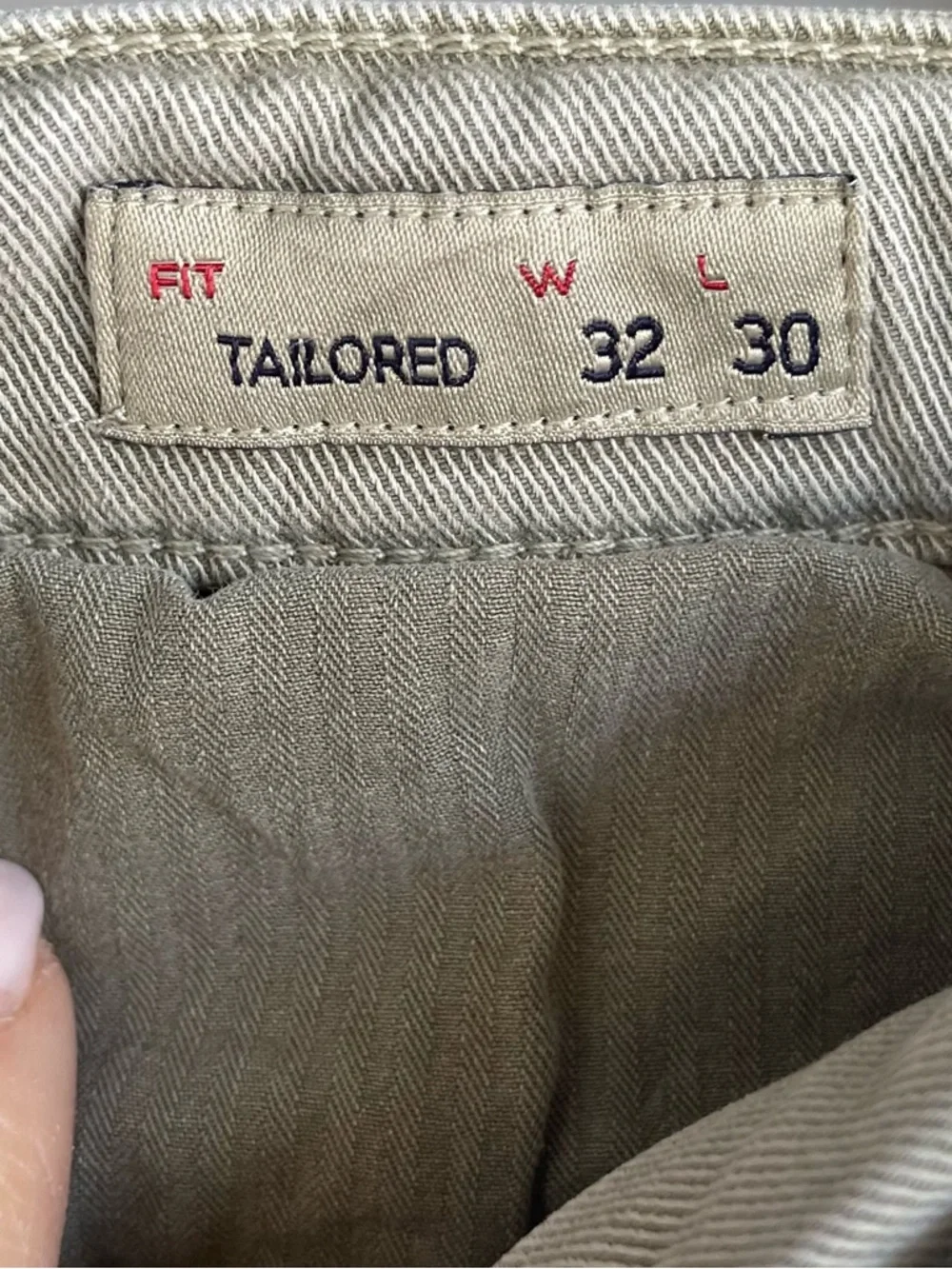 Faherty Olive Drab Tencel / Cotton Classic Men's Chino Shorts size 32